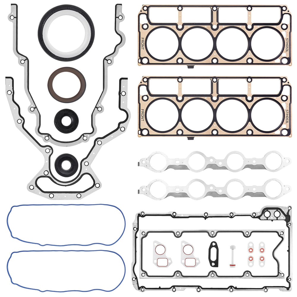 AUTOBABA head gasket set front package showing full kit and fitment benefits