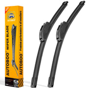 AUTOBOO front packaging showing 24" and 21" blades for quick identification and purchase