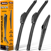 AUTOBOO front packaging showing Highlander RAV4 compatibility and included sizes