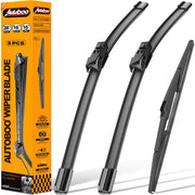 AUTOBOO front packaging showing full 3-piece kit and fitment benefit