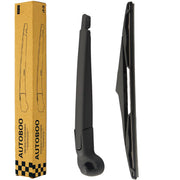AUTOBOO rear wiper arm front view showing exact-fit replacement benefit