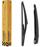 AUTOBOO rear wiper arm front view showing OE fit and easy replacement benefit