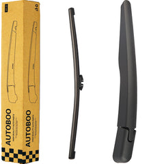 AUTOBOO front view of rear wiper arm showing fitment and clean design