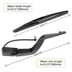 AUTOBOO wiper arm close detail highlighting reinforced frame strength