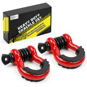 AUTOBOTS front view of d-ring shackle showing solid build and towing readiness
