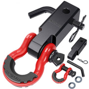 AUTOBOTS front hitch receiver view showing compact, heavy-duty anchor and secure fit