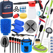 AUTODECO front packaging showing full 44-piece kit, organized for easy access and storage
