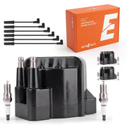 autoexact front packaging showing full coil, plugs and wires kit benefit easy replacement