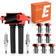 Autoexact front packaging showing coils and plugs, clear identification and fitment benefit