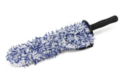 Autofiber Barrel Blade Lite front view showing blue plush and blade benefit reach