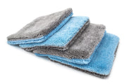 Autofiber front view of four-pack wash pads showing colors and compact packaging benefit