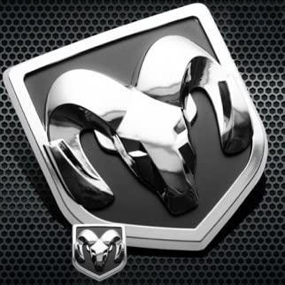 Autogem matte black emblem front view showing bold RAM styling benefit refreshes rear look
