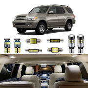 AUTOGINE kit packaging showing all 18 LED bulbs and tool, quick complete upgrade