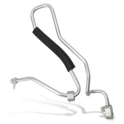 AUTOKAY front view of A/C pipe highlighting exact-fit design and reliable replacement