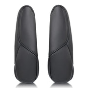 AUTOKAY front armrest cover front view showing sleek black finish and renewed look