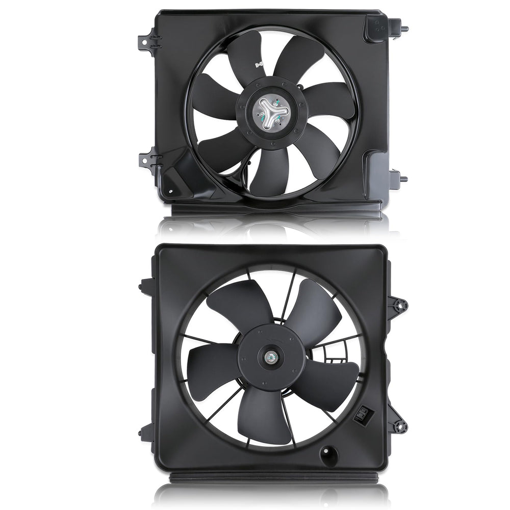 AUTOKAY front view of fan assembly showing fit and airflow benefit