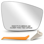 AUTOKAY front view of right passenger mirror glass showing clean fit benefit