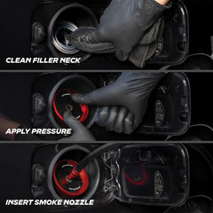AutoLine Pro installed on vehicle neck enabling faster EVAP diagnostics
