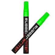 Automotivated RubberWriter front packaging showing two pens and color label benefit visibility