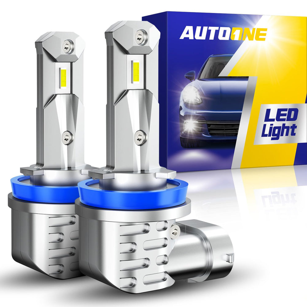 AUTOONE front packaging showing bulb and specs for easy shopping