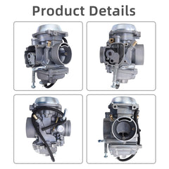 Autoparts carburetor close-up of jets and passages for improved fuel flow