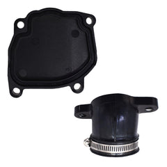 Autoparts intake boot and accessories laid out to simplify install steps