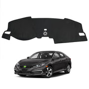 Autorder front view on Civic dashboard showing clean, protected surface and reduced glare