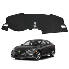 Autorder front view on Civic dashboard showing clean, protected surface and reduced glare