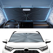 Autorder front installed on RAV4 windshield showing full coverage and protection
