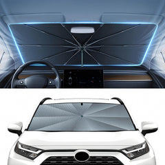 Autorder front installed on RAV4 windshield showing full coverage and protection