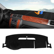 Autorder front view dash cover installed showing neat fit and improved cabin look
