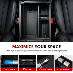 Autorder inserted into Hyundai Santa Cruz armrest demonstrating perfect OEM-like fit and stability