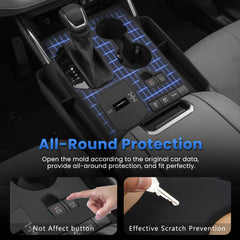 Autorder side view filling seat gap to prevent items falling