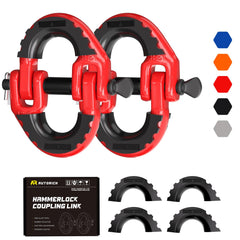 AUTORICH front view of 2-pack connector links showing ready-to-install hardware