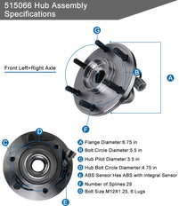 Autoround installed on Nissan wheel hub for scale showing correct fit and easier installation benefit