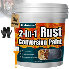 Autosel front can showing black label and product benefit of rust prevention