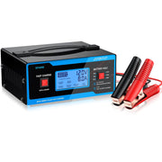 AUTOUTLET front panel LCD view showing mode and benefits of easy monitoring