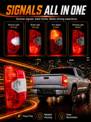 Autoverve tail light installed on Toyota Tundra showing restored appearance