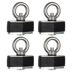 AUTOVIC front view of bed anchor kit showing hardware and benefits of secure mounting