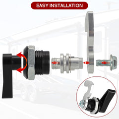 AUTOVIC close-up of latch mechanism highlighting durability benefit
