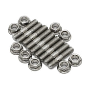 AUTOVIC front view of 9-piece stud and nut kit showing fit and finish