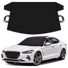 Autovir front view installed on windshield showing full coverage and protection