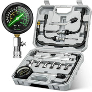 AUTOWN front view showing gauge and organized case, for fast diagnostics