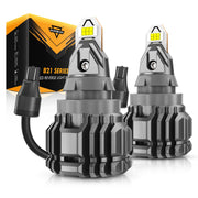 Auxbeam 921 front packaging showing bulb pair and benefits