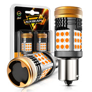Auxbeam B21 front view showing bulb and plug for easy installation