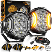 Auxbeam front-facing driving light shows powerful beam for clearer night driving