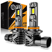 Auxbeam Q15 front view showing LED emitter and compact design for easy fitment