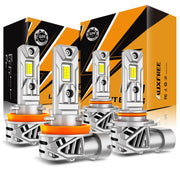 Auxbeam Q26 front packaging showing product and clear benefits