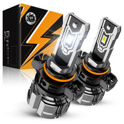 Auxbeam Q5 front view showing compact fog light, improved road visibility