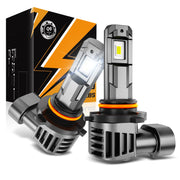 Auxbeam Q6 front packaging showing model and bright output benefit